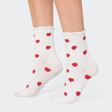 Strawberry Frill Socks