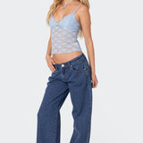 Eira Sheer Lace Tank Top