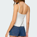Kelli Floral Babydoll Tank Top