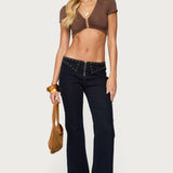 Jazzi U Ring Crop Top