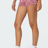 Gingham Scrunch Shorts
