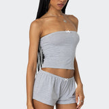 Astor Striped Tube Top