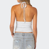 Lanai Striped Halter Top