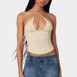 Lou Crossover Beaded Corset