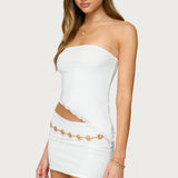 Vivi Mesh Asymmetric Tube Top