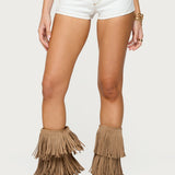 Ciel Low Rise Denim Micro Shorts