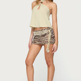 Ariya Keyhole Halter Top