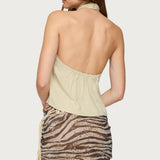 Ariya Keyhole Halter Top