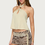 Ariya Keyhole Halter Top