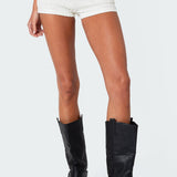 Phoebe Textured Knit Shorts