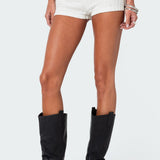Phoebe Textured Knit Shorts