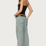 Blanco Studded Grommet Tube Top