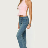 Amit Tiered Chiffon Halter Top