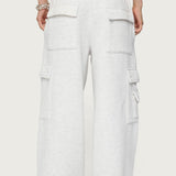 Petite Wide Leg Cargo Joggers