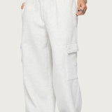 Petite Wide Leg Cargo Joggers