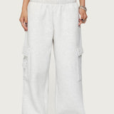 Petite Wide Leg Cargo Joggers