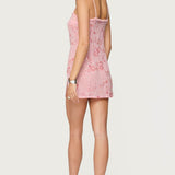 Romey Beaded Chiffon Mini Dress