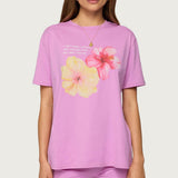 Fleur Hibiscus Graphic T Shirt