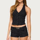 Twyla Polka Dot Halter Top