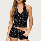 Twyla Polka Dot Halter Top