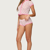 Elisa Open Knit Shorts