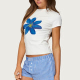 Marelle Flower Graphic T Shirt