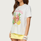 Tropical Fruits Graphic T Shirt