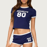 Brooklyn Contrast T Shirt