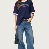 Australia 96 Contrast Oversized T Shirt