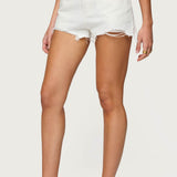 Fern Mid Rise Denim Shorts