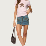 Narla Leopard Star T Shirt