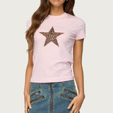 Narla Leopard Star T Shirt