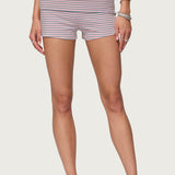 Kodi Striped Fold Over Shorts