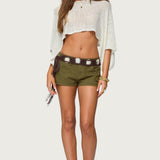 Laline Oversized Knit Crop Top
