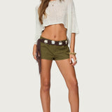 Laline Oversized Knit Crop Top