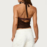 Issey Layered Bandeau Cowl Neck Top