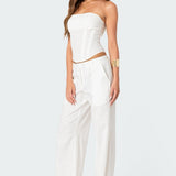 Arya Linen Look Corset