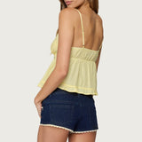 Halsey Ruffle Tank Top