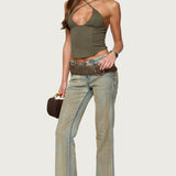 Lou Crossover Beaded Corset