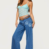 Eira Sheer Lace Tank Top