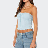 Lacey Knit Tube Top