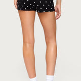 Chelsie Polka Dot Foldover Shorts