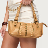 Stud & Stitch Faux Leather Bag