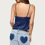 Tamar Satin Effect Tank Top