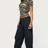 Nika Camo Cowboys T Shirt