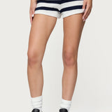 Amaris Striped Knit Shorts
