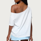 Hawaiian Babe Off Shoulder T Shirt