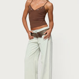 Holland Bead V Neck Tank Top