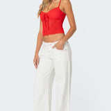 Cami Sheer Lace Tank Top
