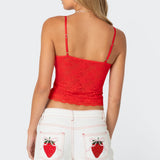 Cami Sheer Lace Tank Top